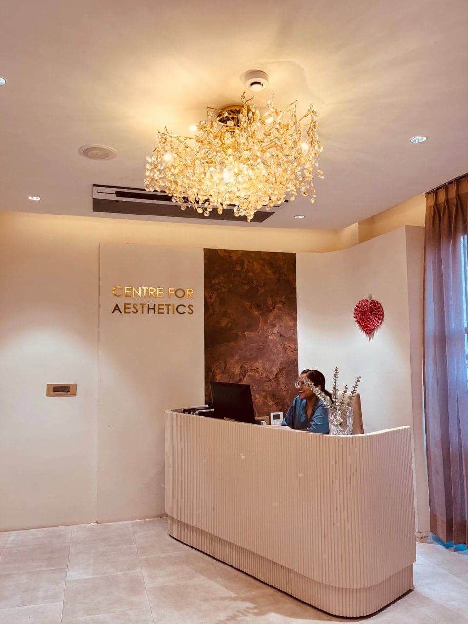 Centre for Aesthetics Gurgaon reception area